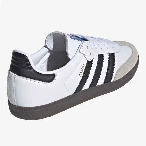 adidas Samba OG White / Black / Gum - Men’s Sz 9.5 - Picture 2 of 7